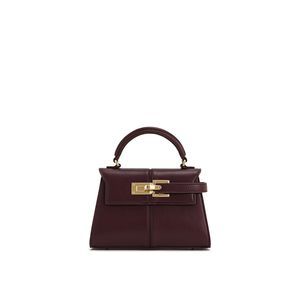 Elise Top Handle Bag - Deep Burgundy :>